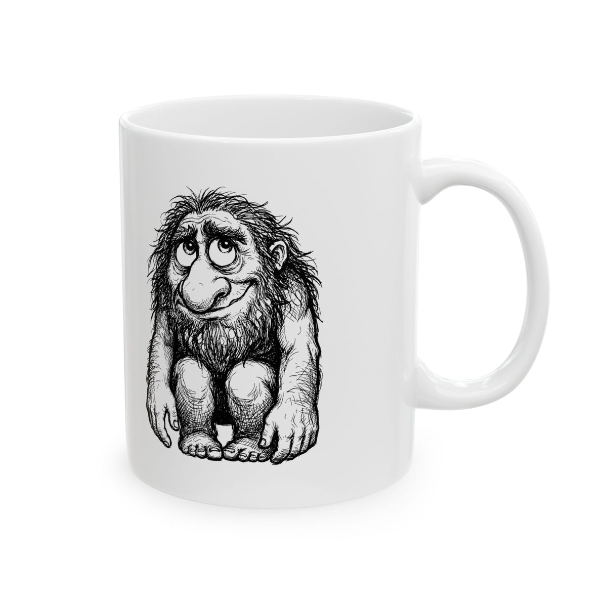 Hopeful Caveman Ceramic Mug – 11 oz