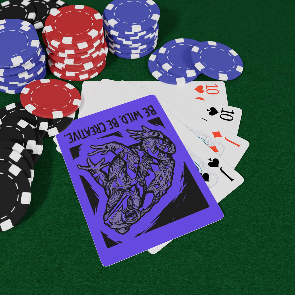 Be Wild. Be Creative. Purple Toad Spirit Cards – Premium Playing Card Deck