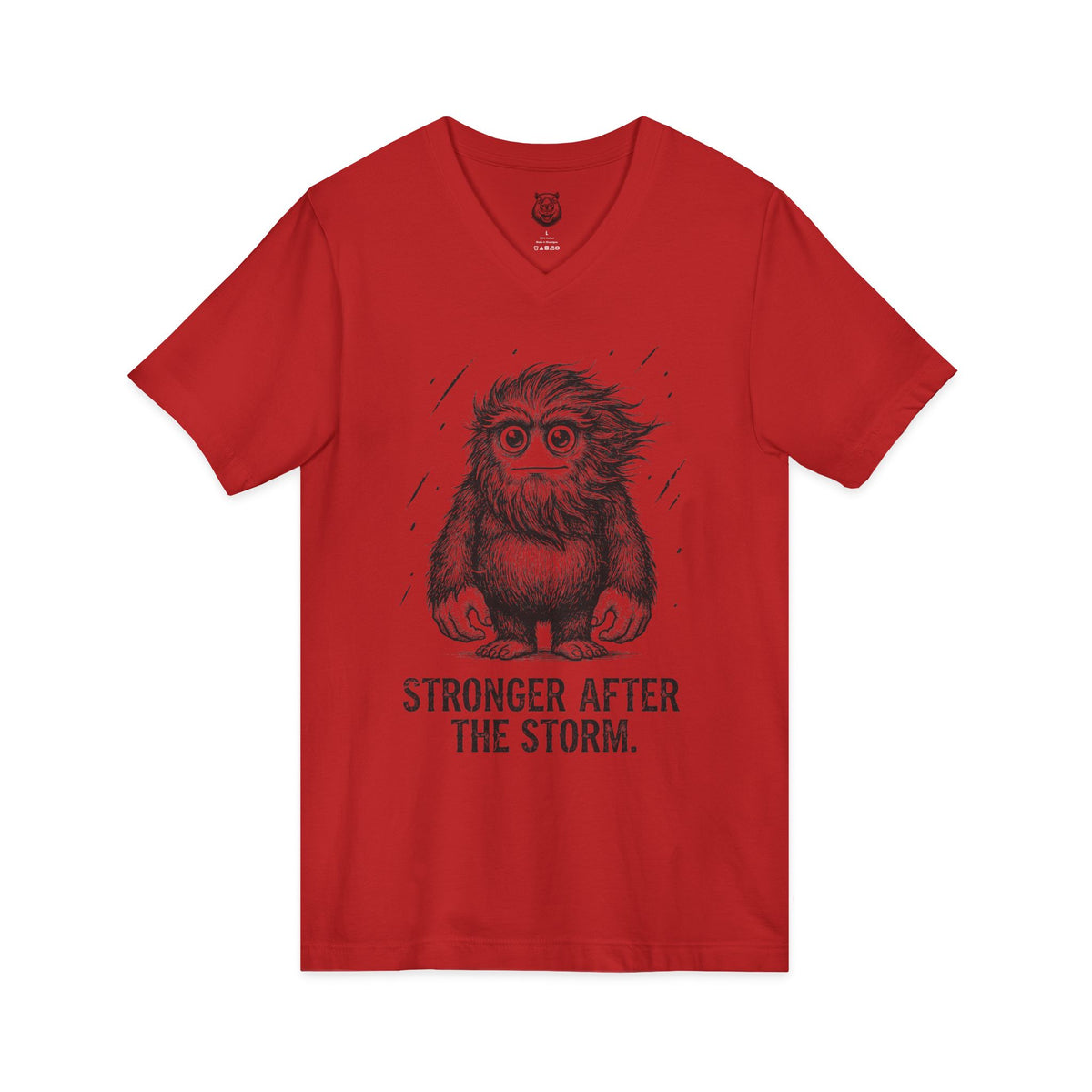 Stronger After the Storm - Unisex V-Neck T-Shirt
