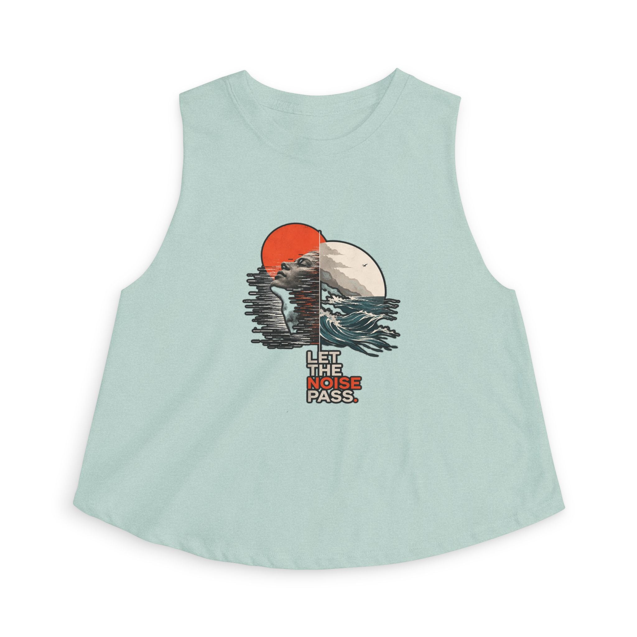 Let the Noise Pass Women’s Crop Top