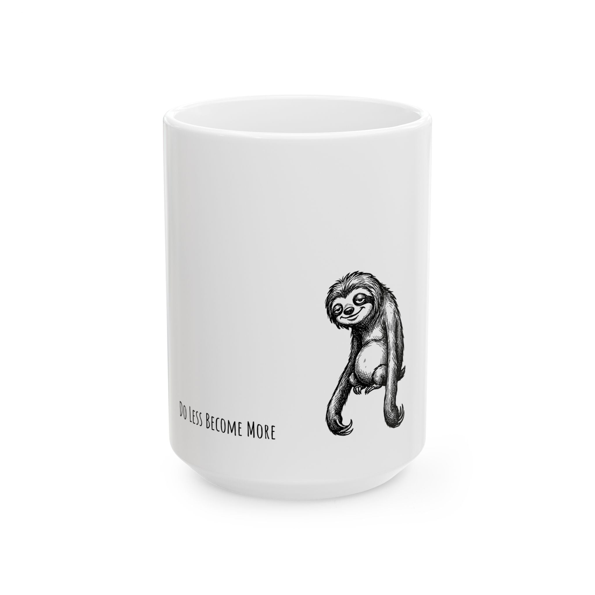 Do Less, Become More Sloth Ceramic Mug
