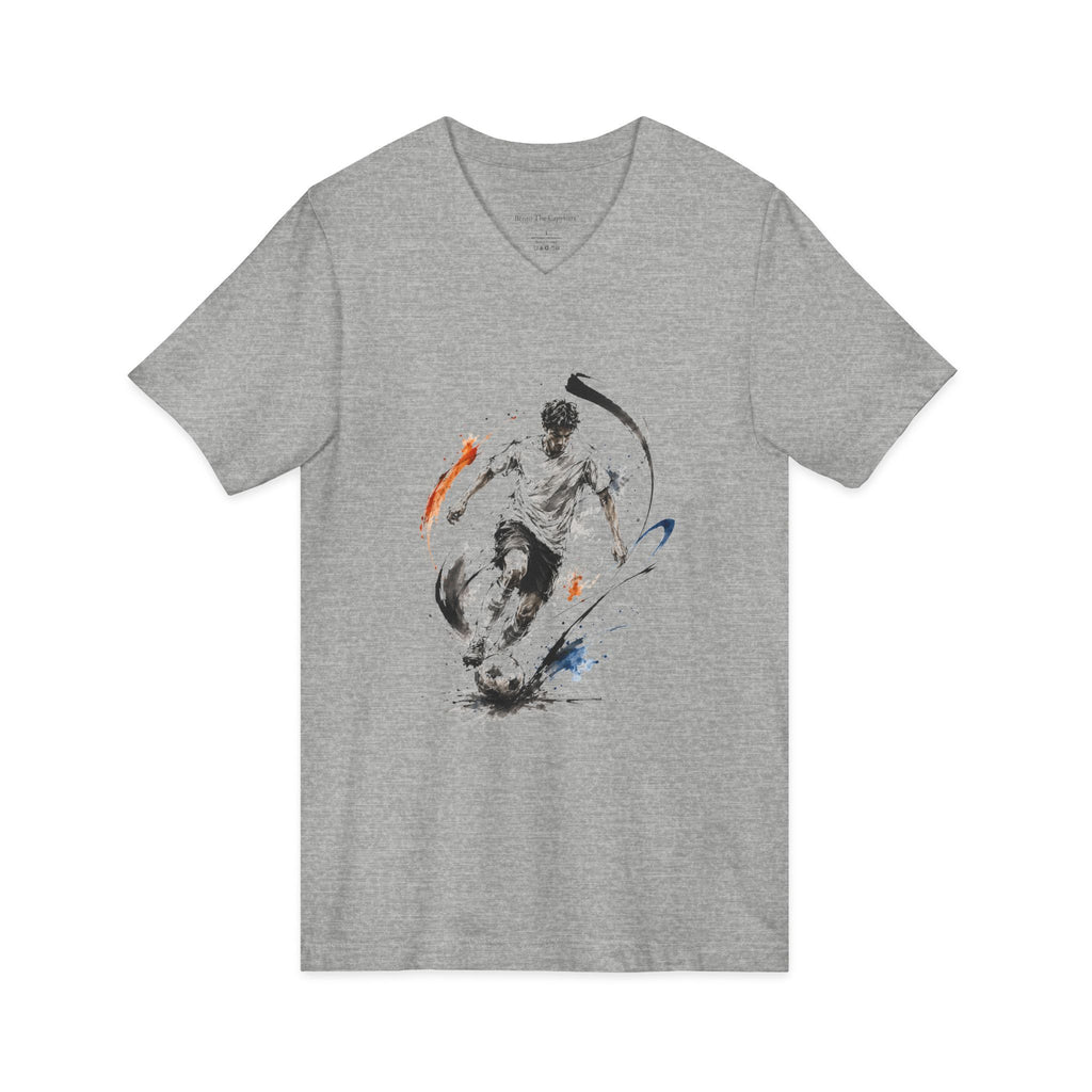 Chase the Ball Master Yourself Men's V-Neck T-Shirt