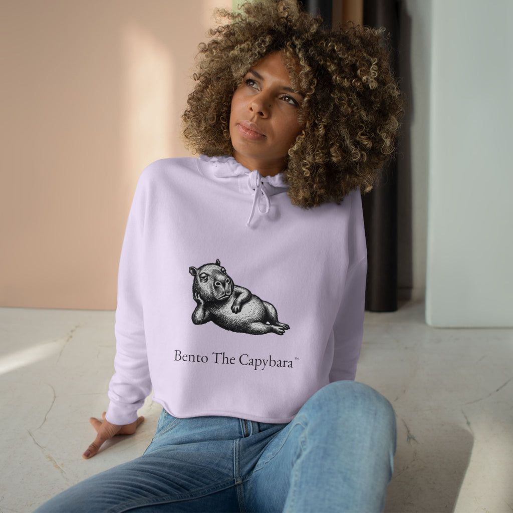 Bento The Capybara Crop Hoodie