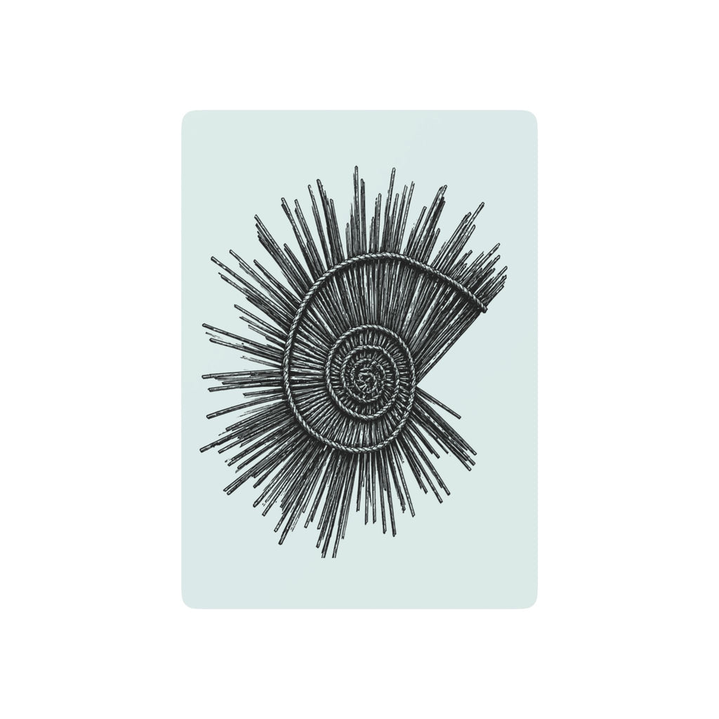 Spiral Shell Spirit Cards – Pale Mint Premium Playing Card Deck