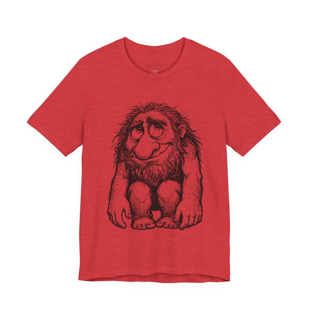 Hopeful Caveman - Unisex Graphic Round Neck T-Shirt