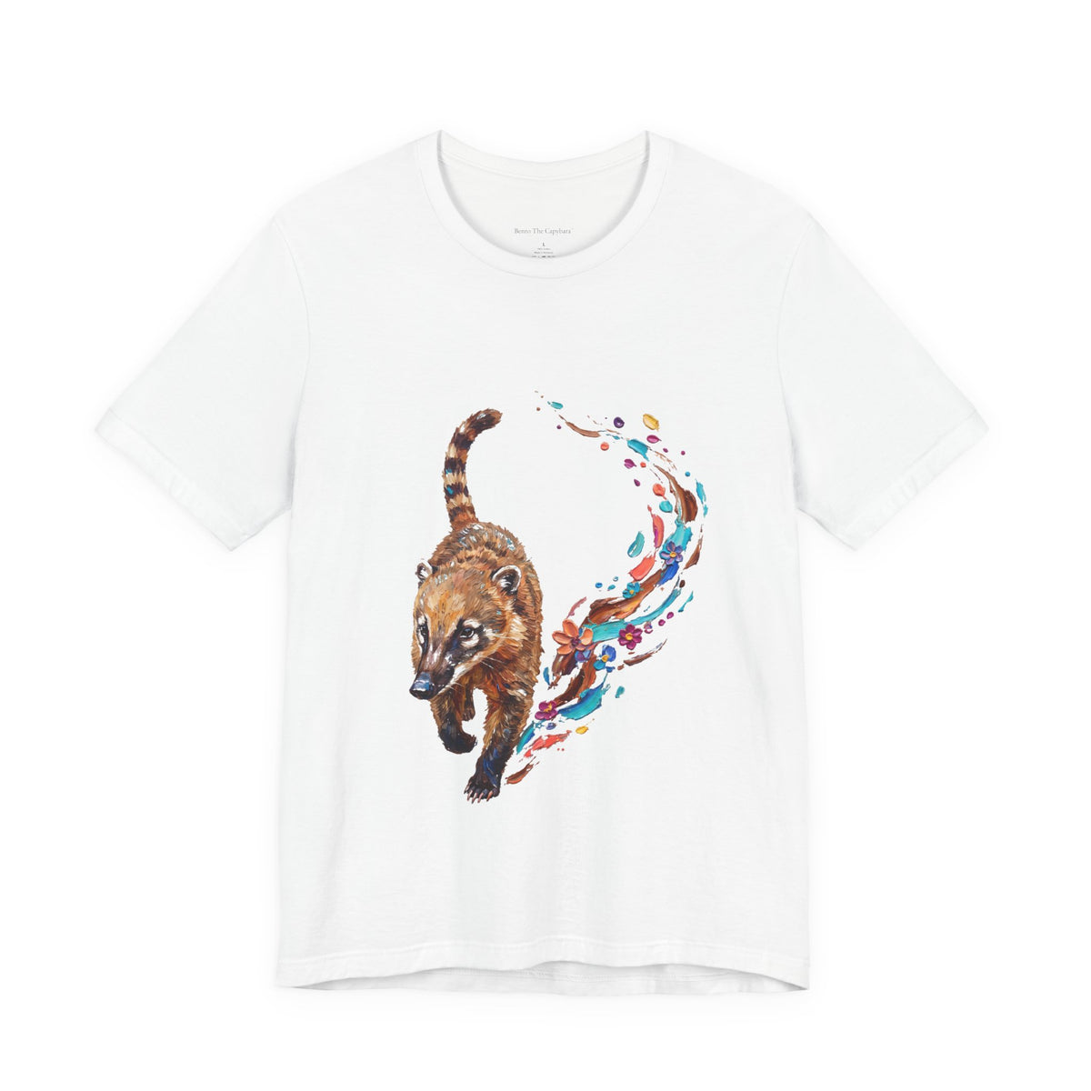 Coati in Motion Round Neck T-Shirt