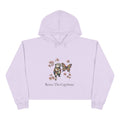 Bento The Capybara Cherry Blossom Crop Hoodie