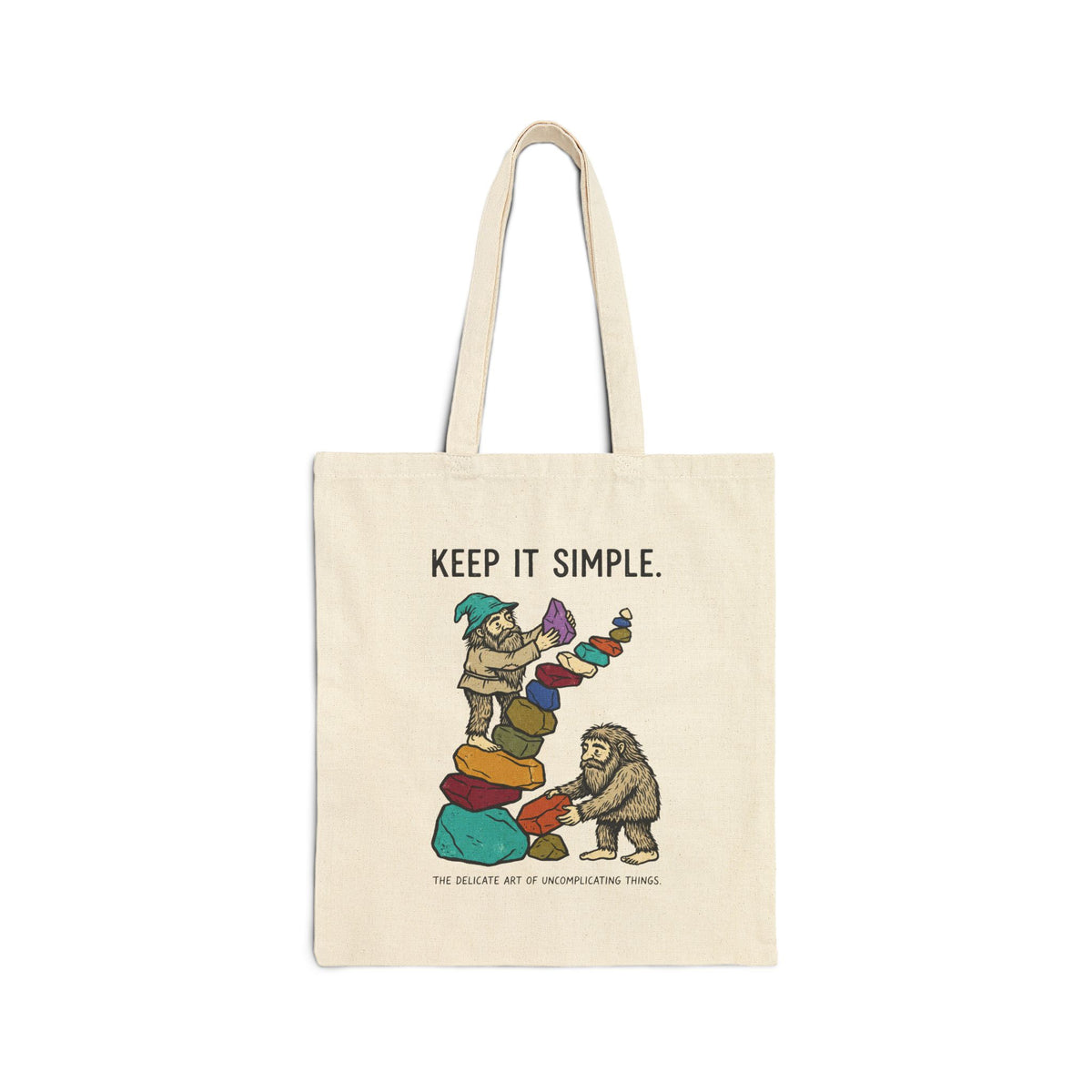 Keep it Simple Cotton Canvas Tote Bag
