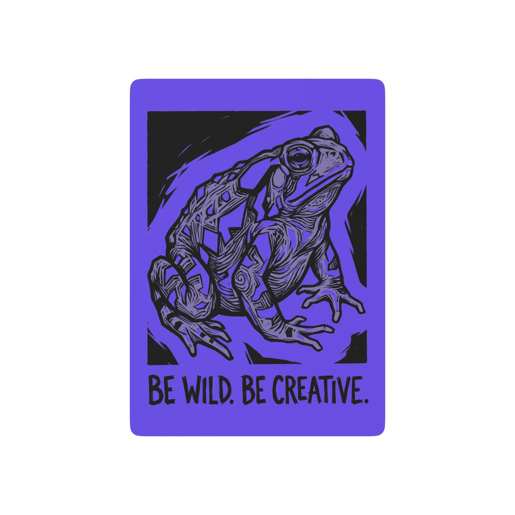Be Wild. Be Creative. Purple Toad Spirit Cards – Premium Playing Card Deck
