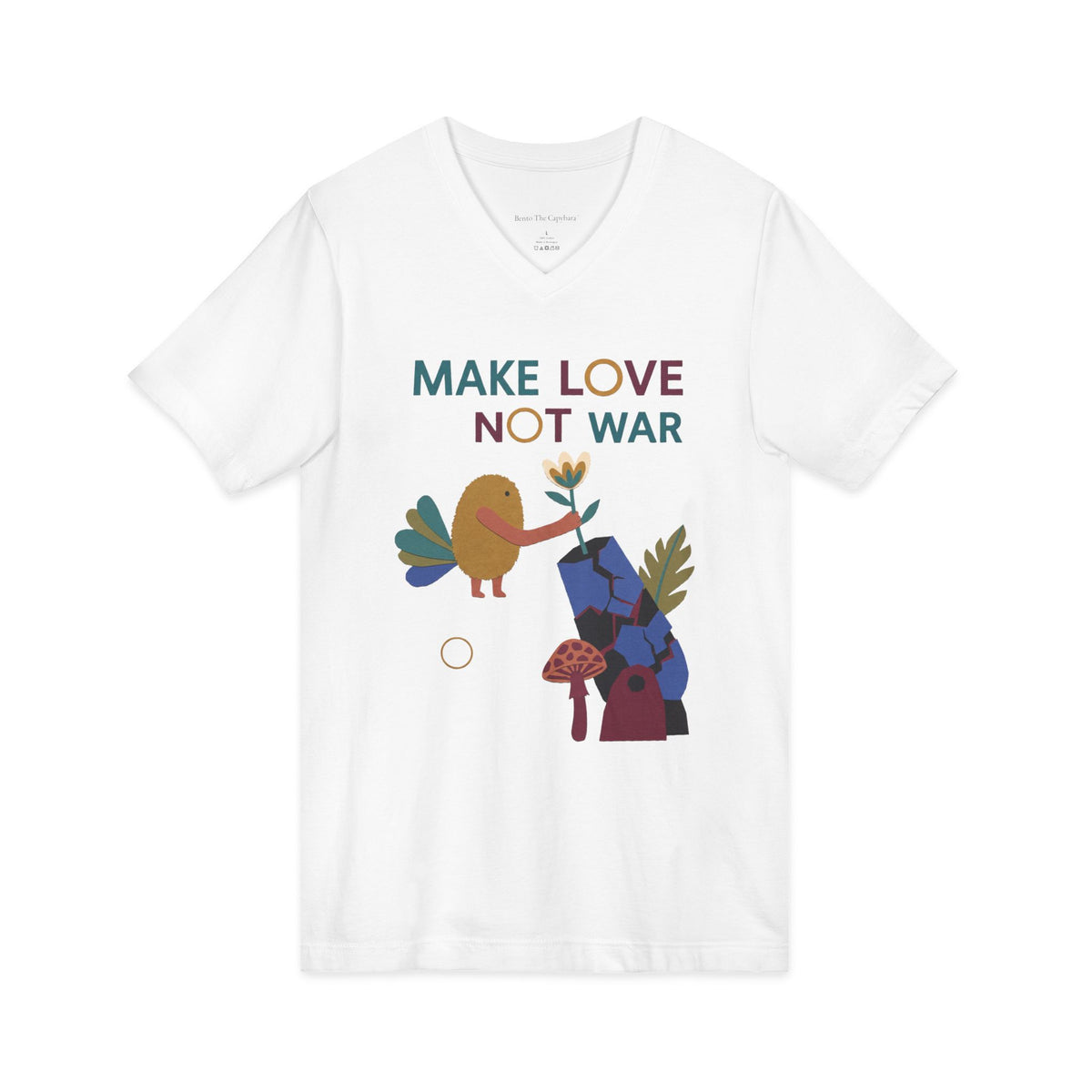 Make Love Not War — Unisex Graphic T-Shirt