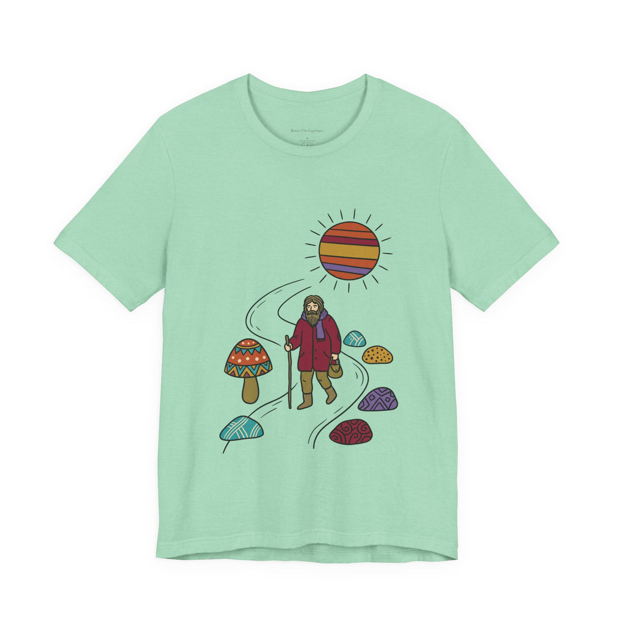 Wandering Through Wonder — Unisex Graphic Round Neck T-Shirt