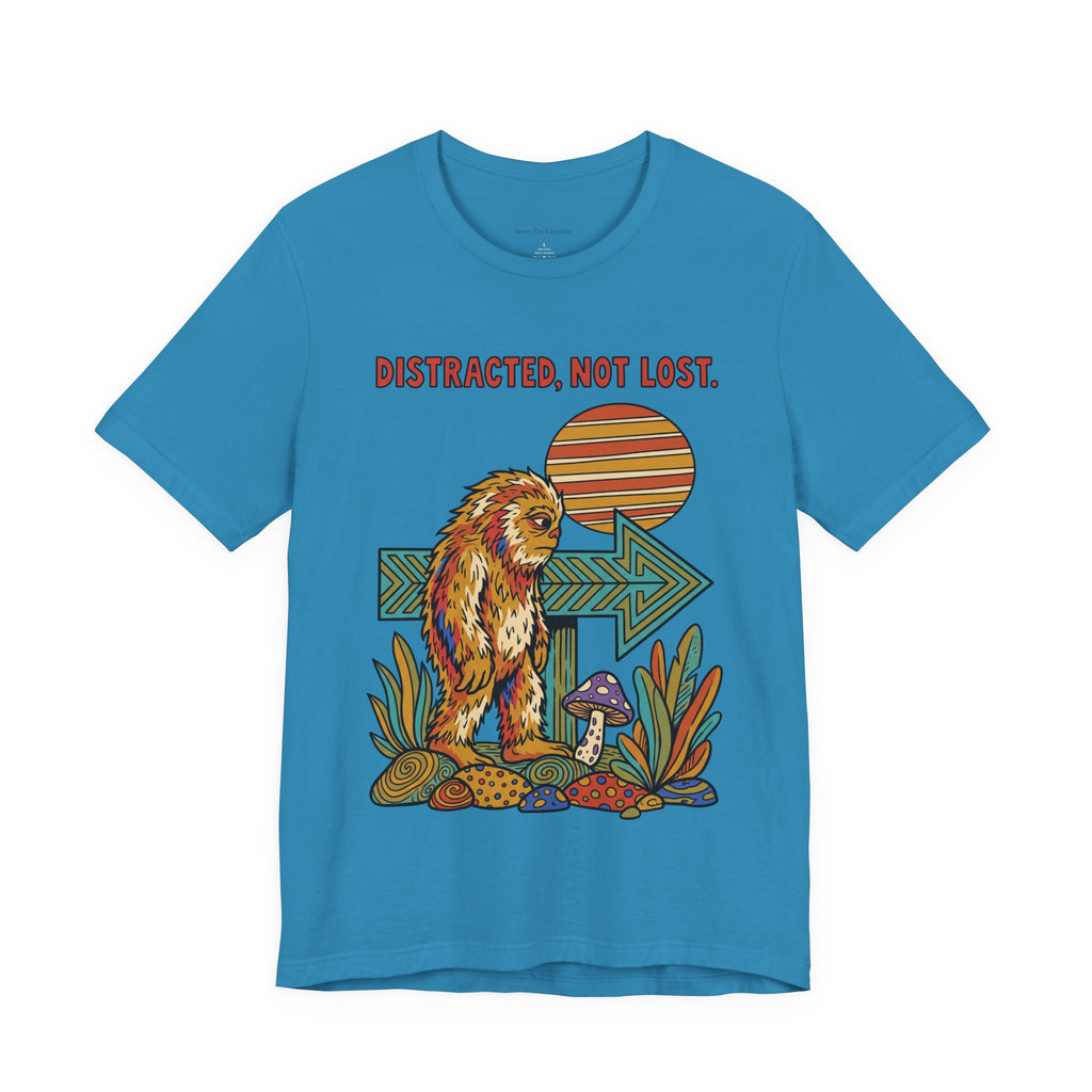Distracted UNISEX Round Neck T-Shirt