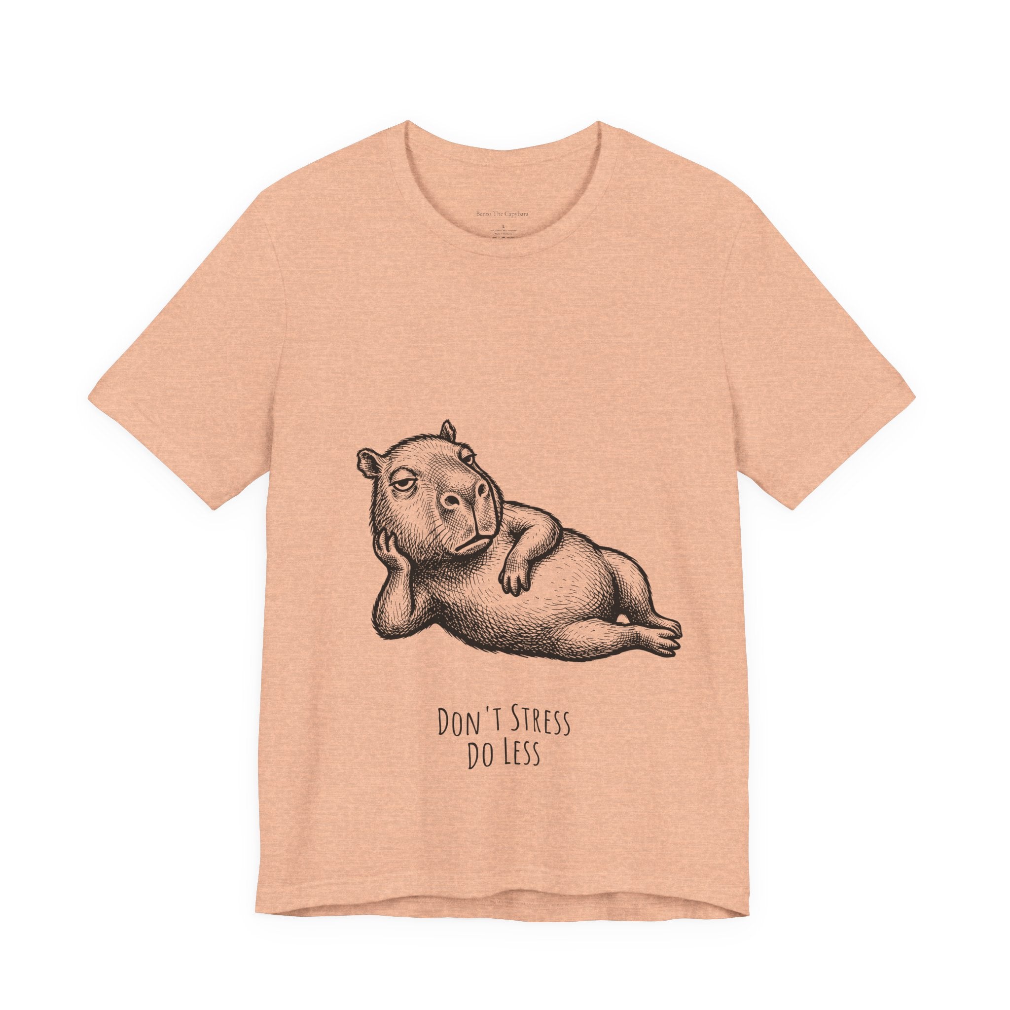 Don't Stress Do Less Capybara Unisex T-Shirt