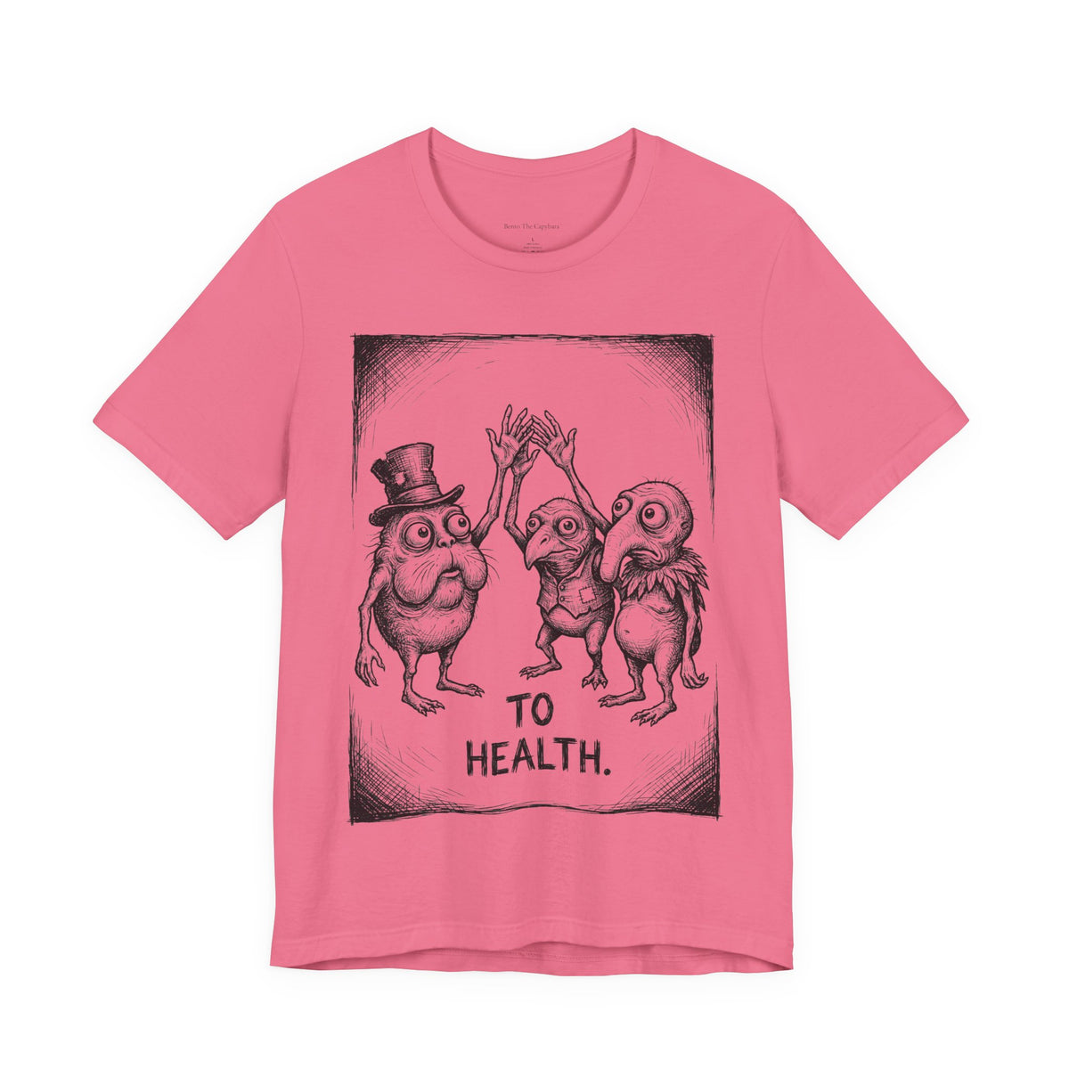 A Questionable Toast Round Neck T-Shirt