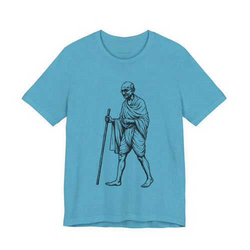 Be The Change You Want To See in The World - Round Neck Tee