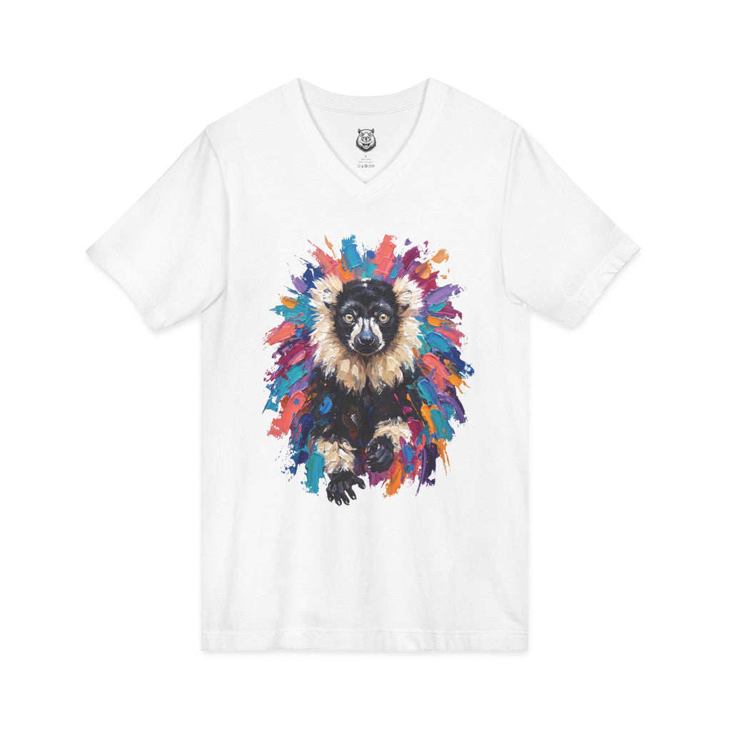Ruffed in Color — Unisex Graphic V-Neck T-Shirt
