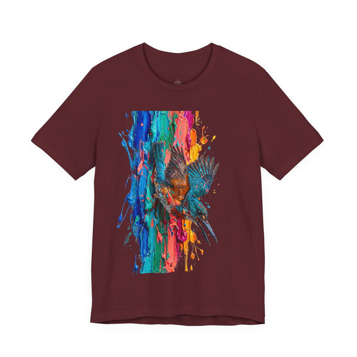 Kingfisher Dive Round Neck T-Shirt