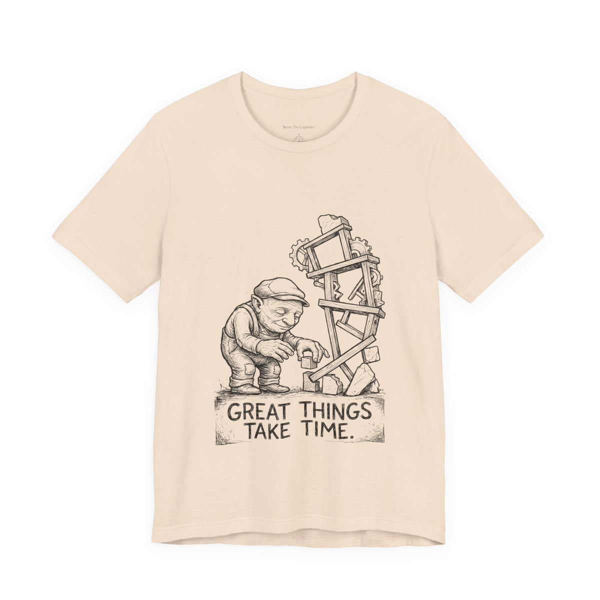 Built Slowly Round Neck T-Shirt
