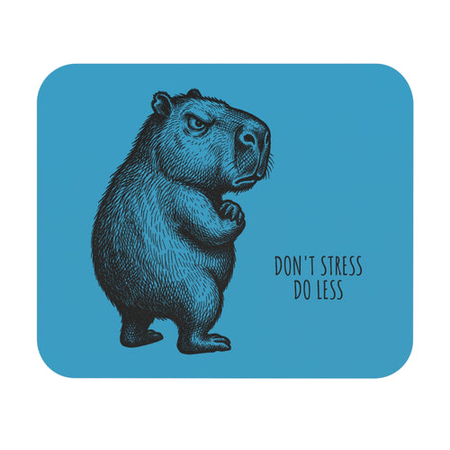 Bento The Capybara State of Mind Mouse Pad – Blue