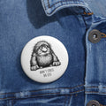 The Shaggy Observer 2.25" Pin Button