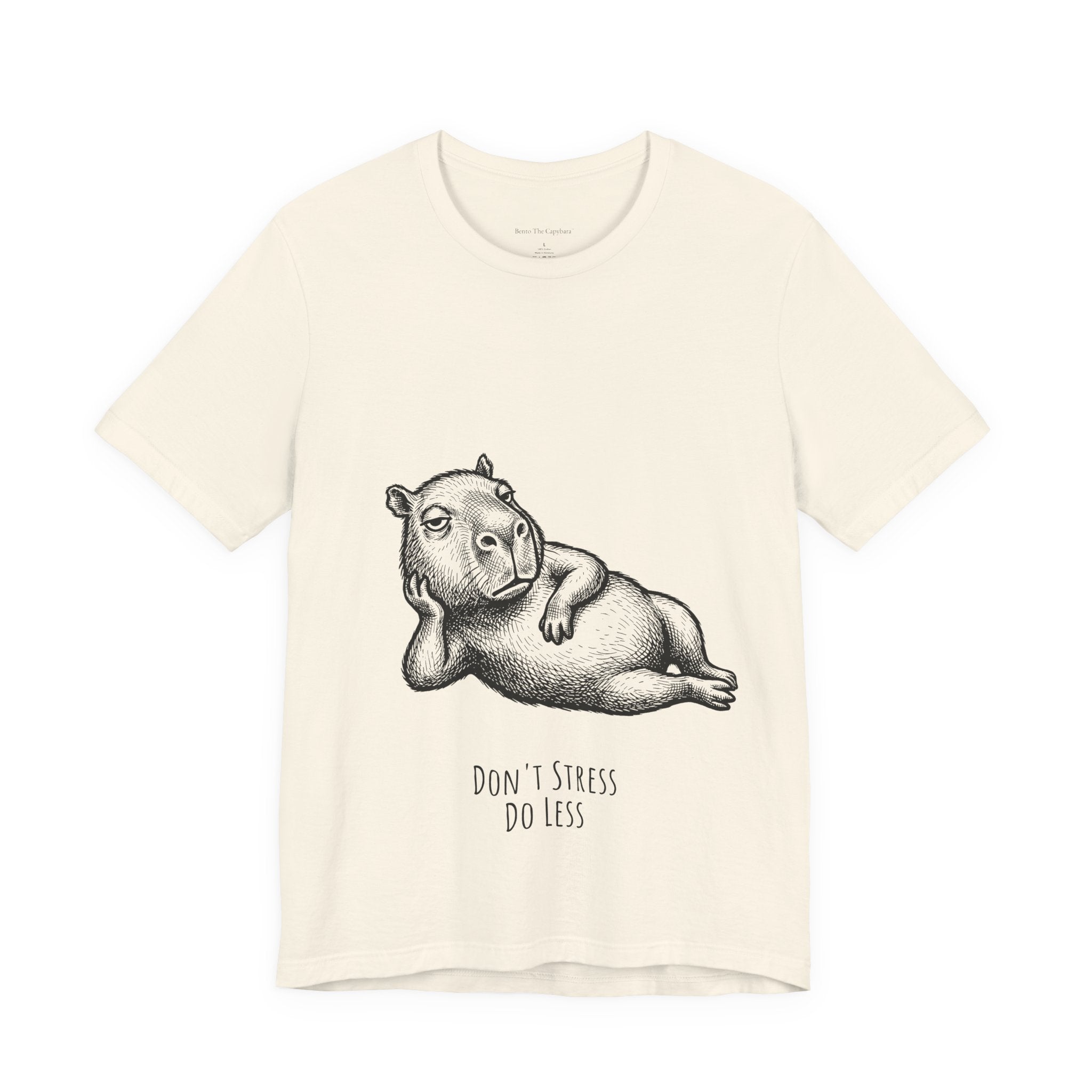 Don't Stress Do Less Capybara Unisex T-Shirt