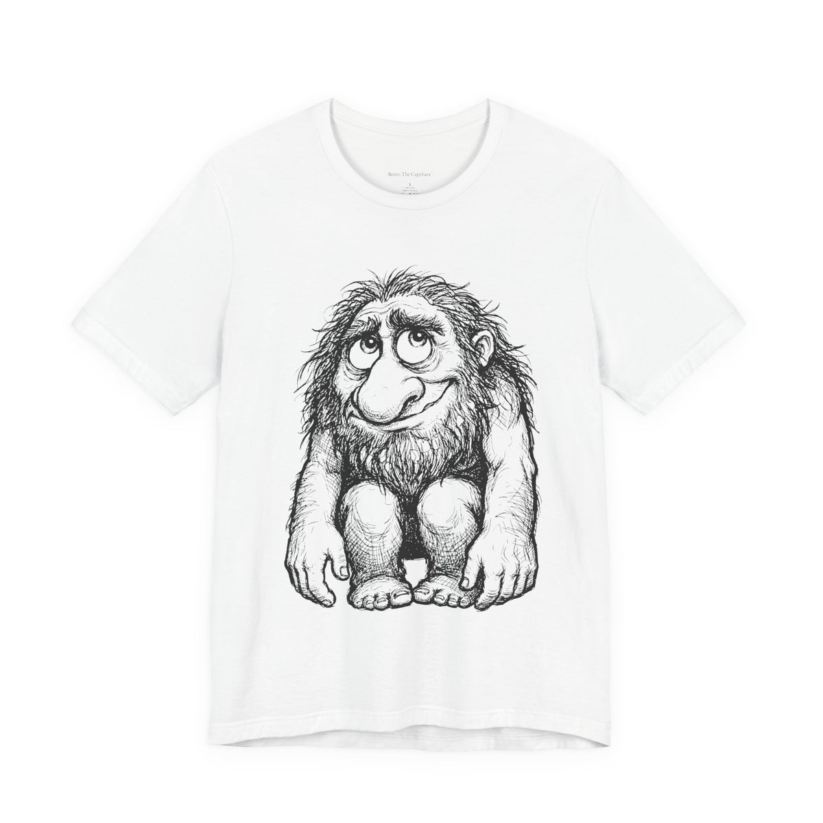 Hopeful Caveman - Unisex Graphic Round Neck T-Shirt