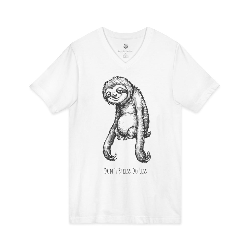 Don't Stress Unisex V-Neck T-Shirt