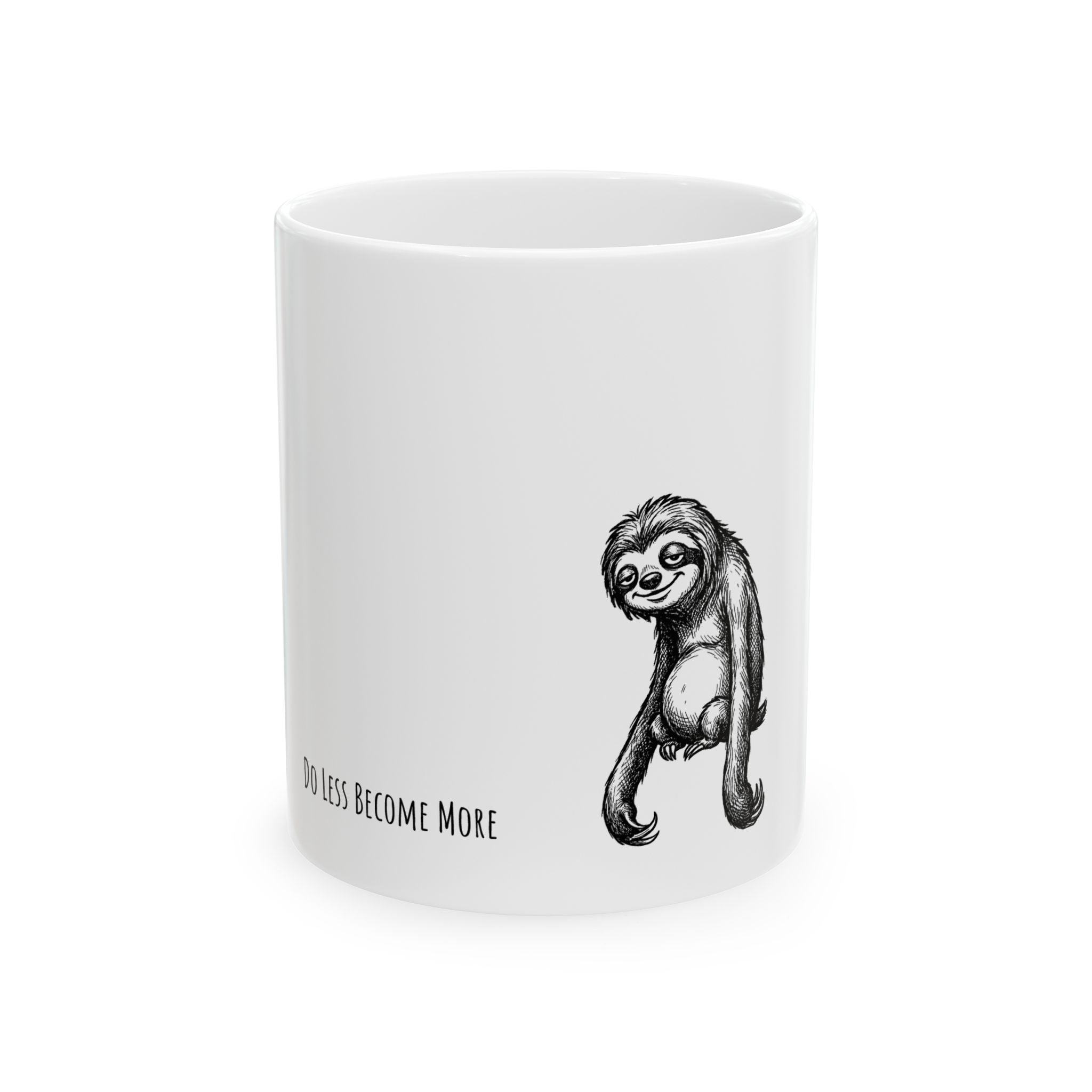 Do Less, Become More Sloth Ceramic Mug