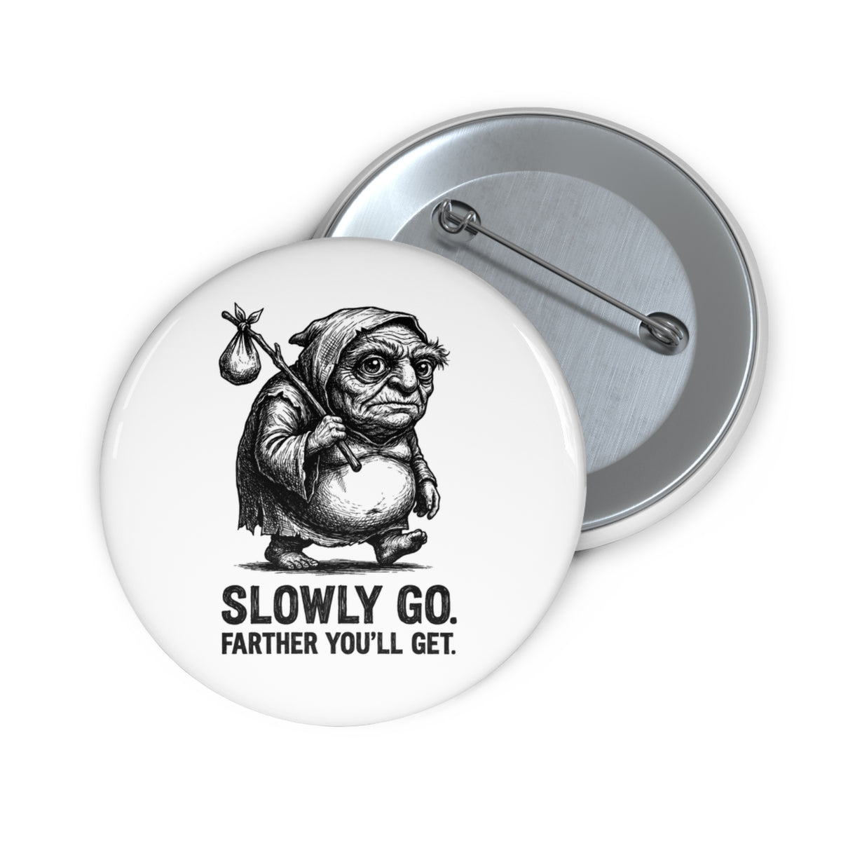 The Long Road 2.25" Pin Button