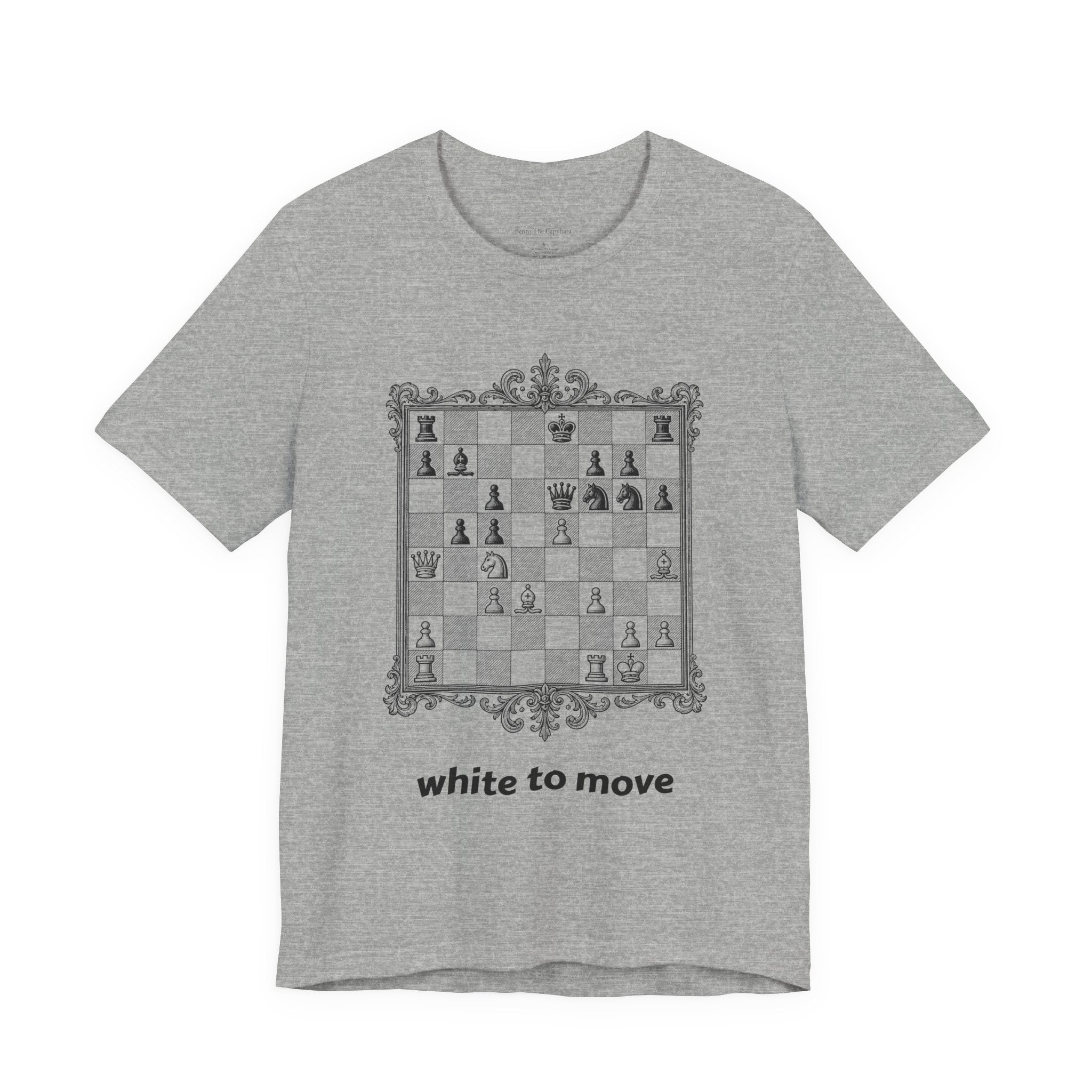 Sacrifice or Silence? Unisex Chess T-Shirt — Front & Back Print