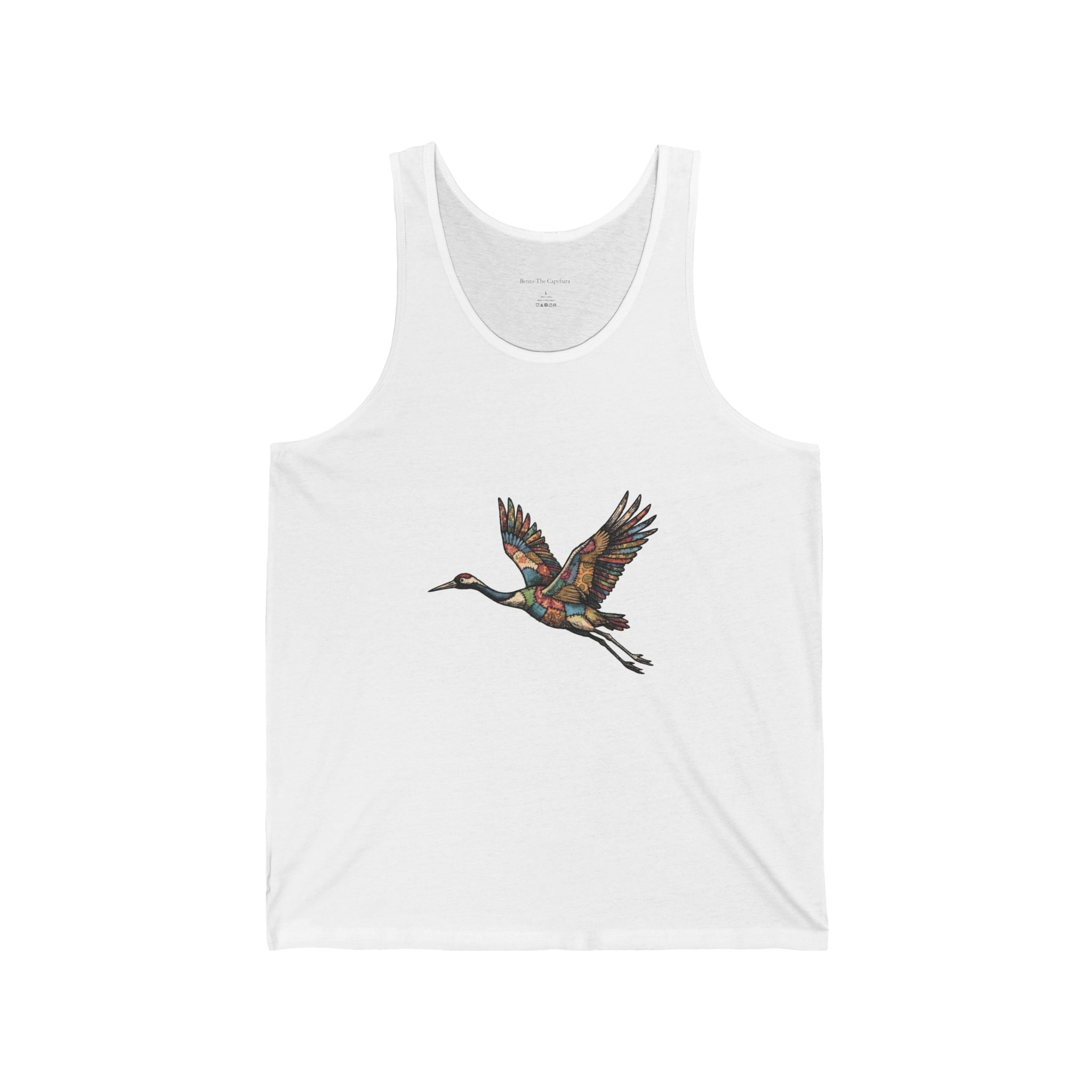 Crane for Good Luck Women's Jersey Tank Top