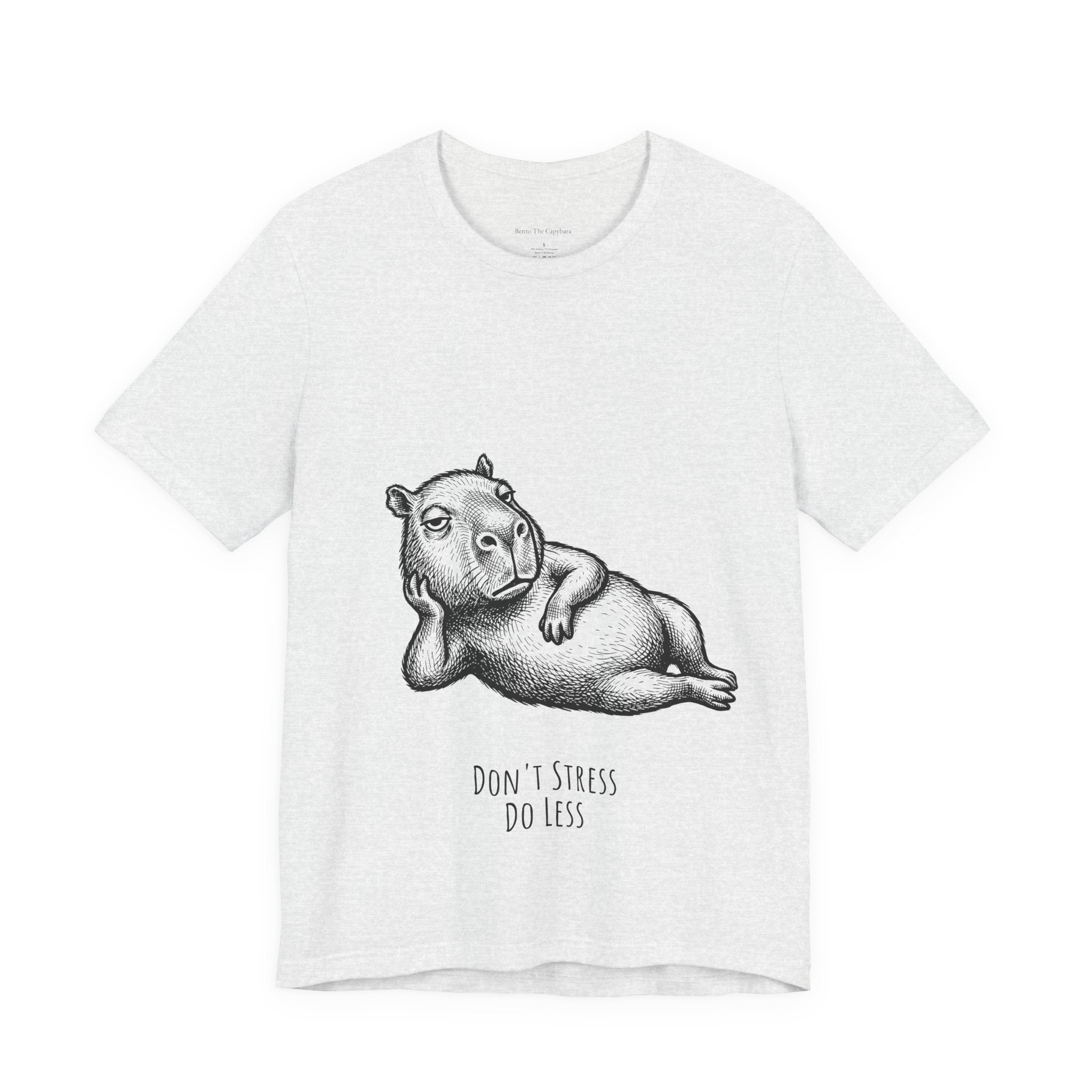 Don't Stress Do Less Capybara Unisex T-Shirt