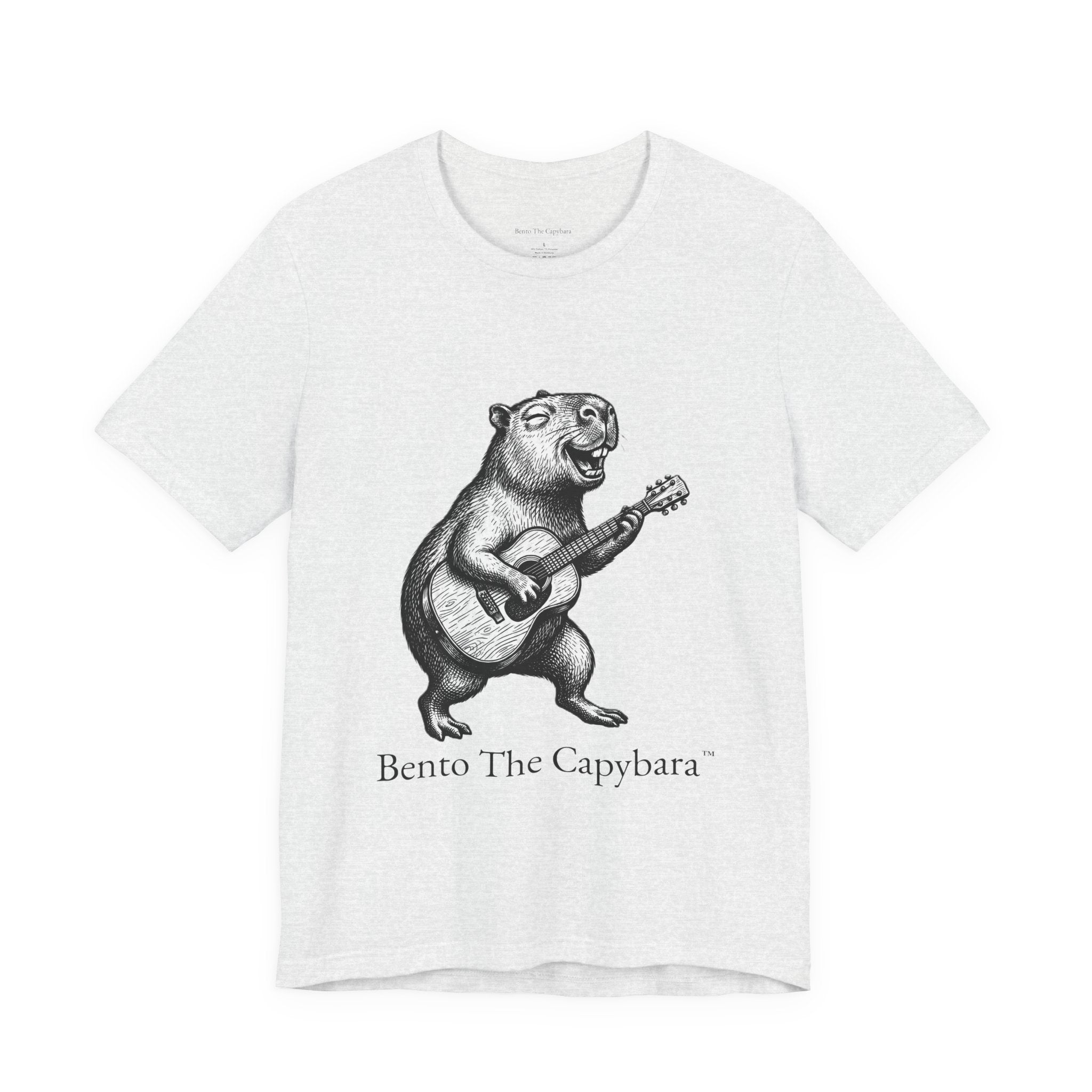 Musical Vibes Capybara UNISEX Round Neck T-Shirt