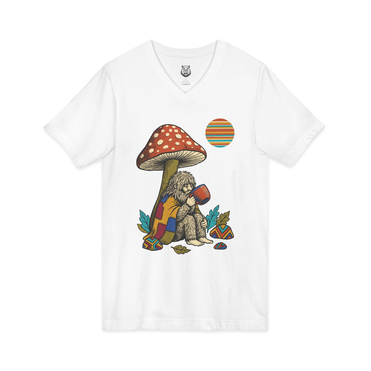 Mushroom Break — Men's V-Neck T-Shirt