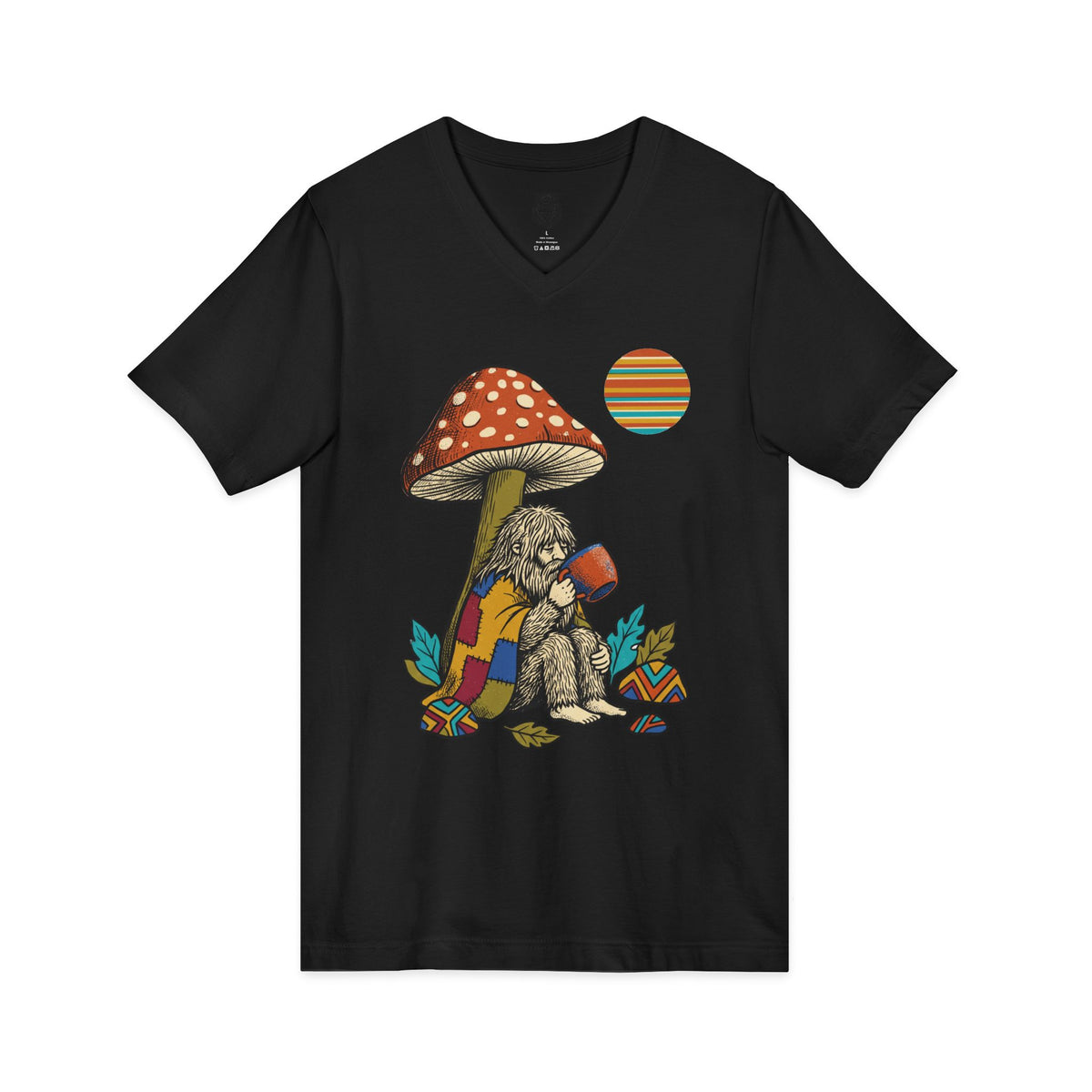 Mushroom Break — Men's V-Neck T-Shirt