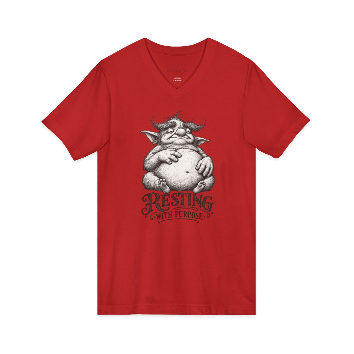 Resting With Purpose V-Neck T-Shirt