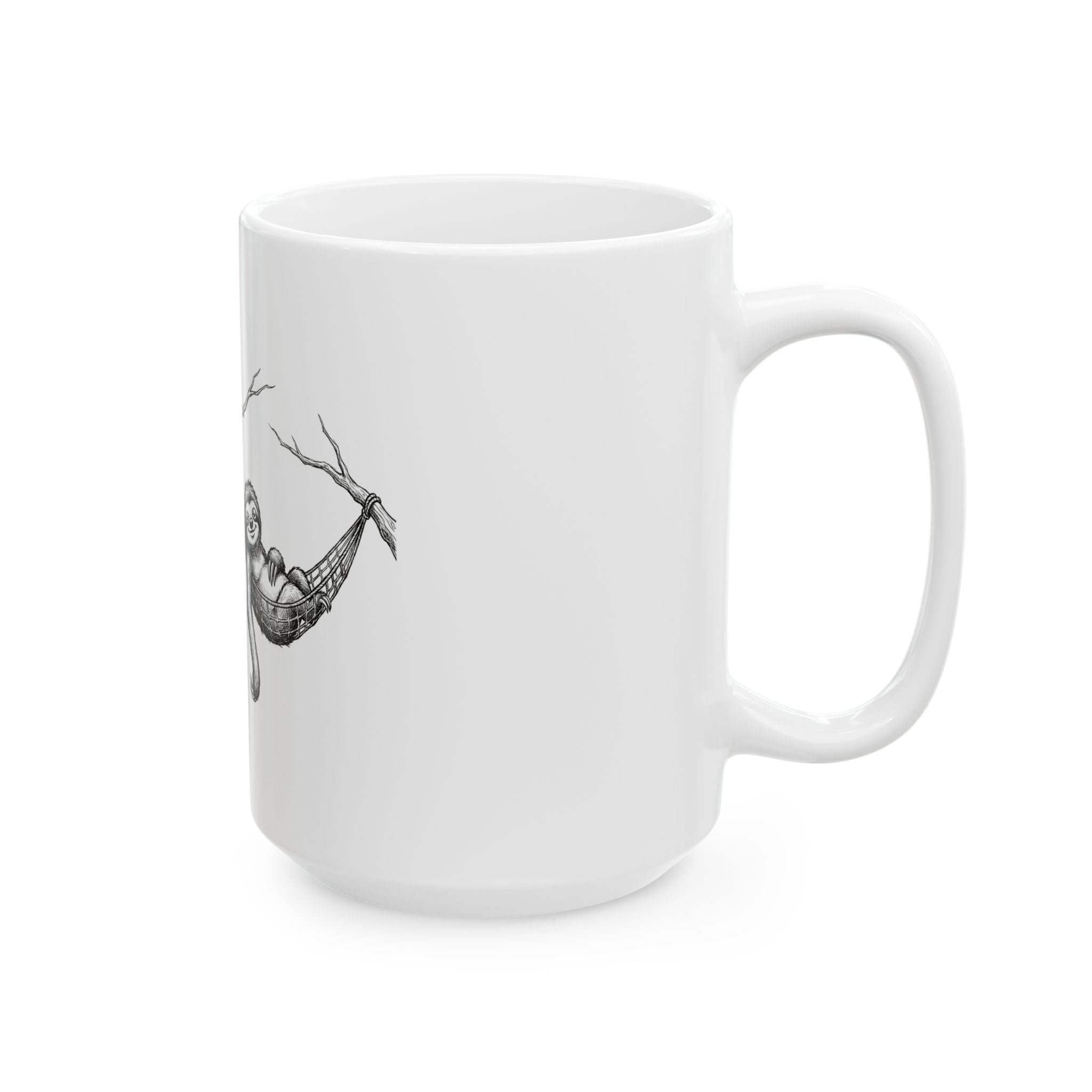 Don't Stress Sloth Hammock 15 oz Mug