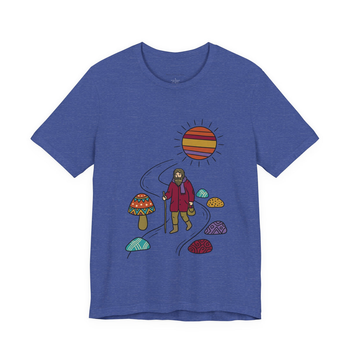 Wandering Through Wonder — Unisex Graphic Round Neck T-Shirt