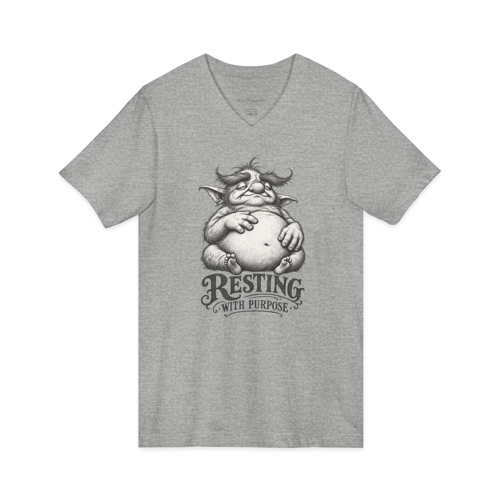 Resting With Purpose V-Neck T-Shirt