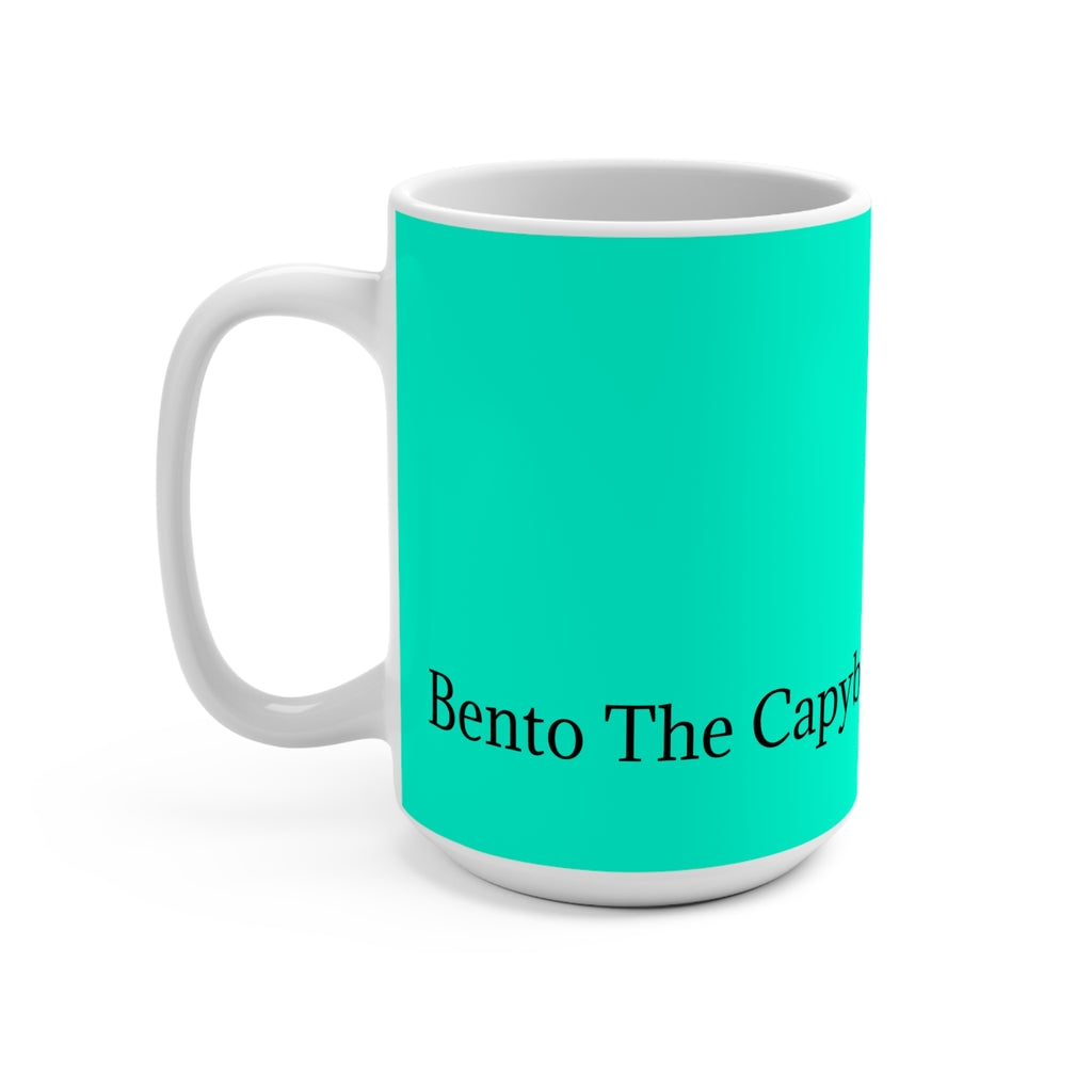 Bento The Capybara Turquoise 15oz Mug