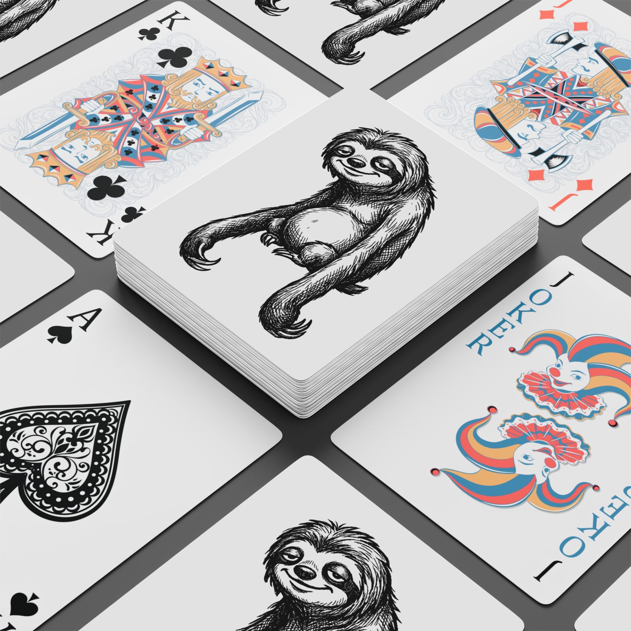 Sloth Spirit Cards – Premium Playing Card Deck