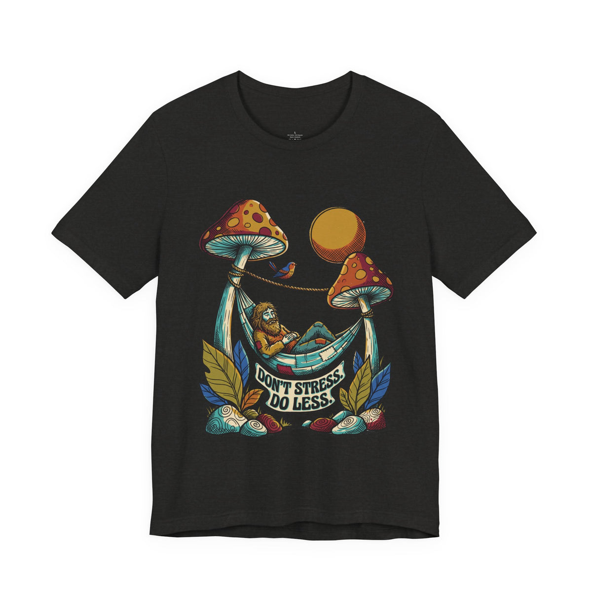 Don't Stress UNISEX Graphic Round Neck T-Shirt