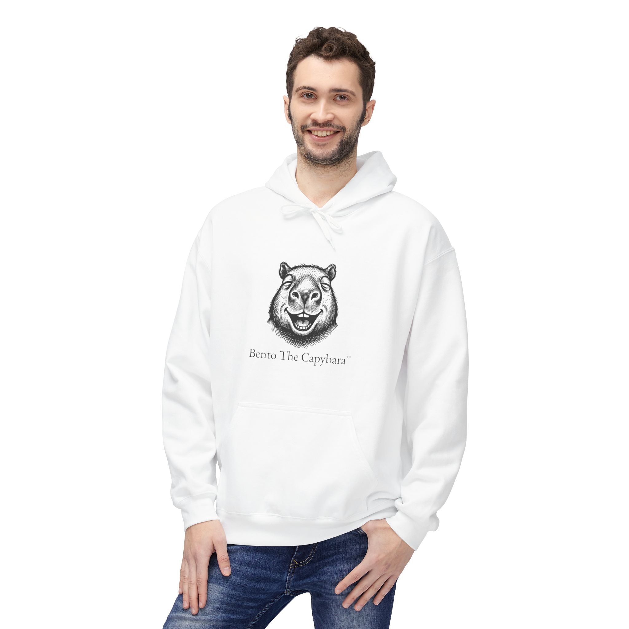 Bento The Capybara Men's Fleece Hoodie