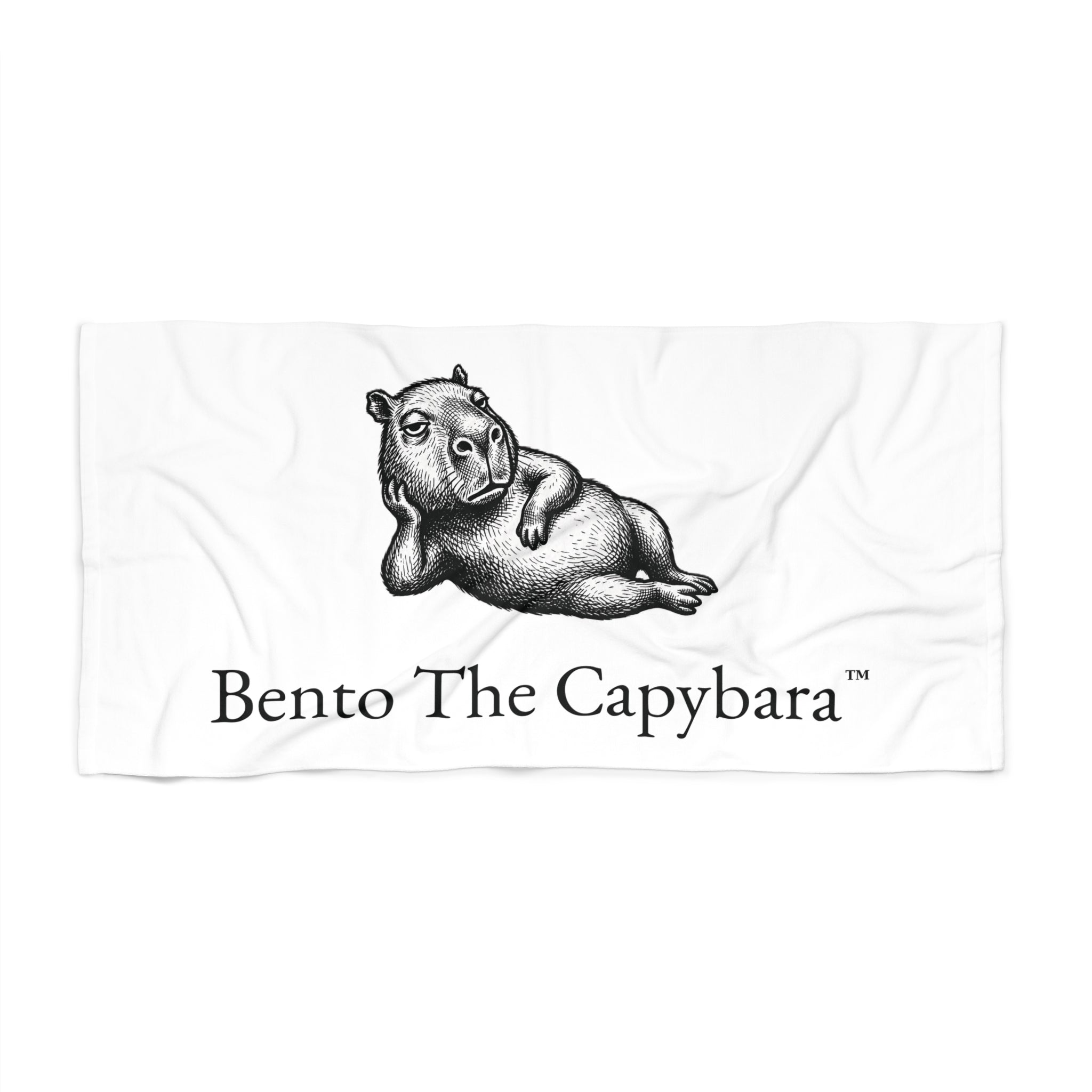 Bento The Capybara Beach Towel