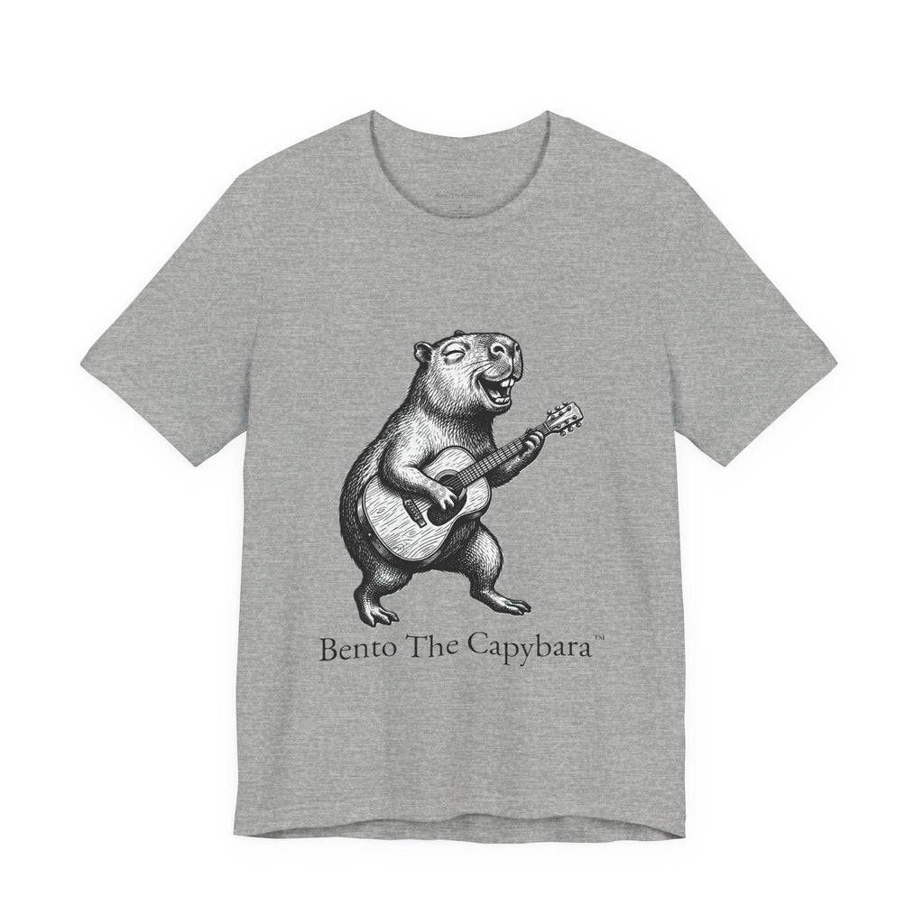 Musical Vibes Capybara UNISEX Round Neck T-Shirt