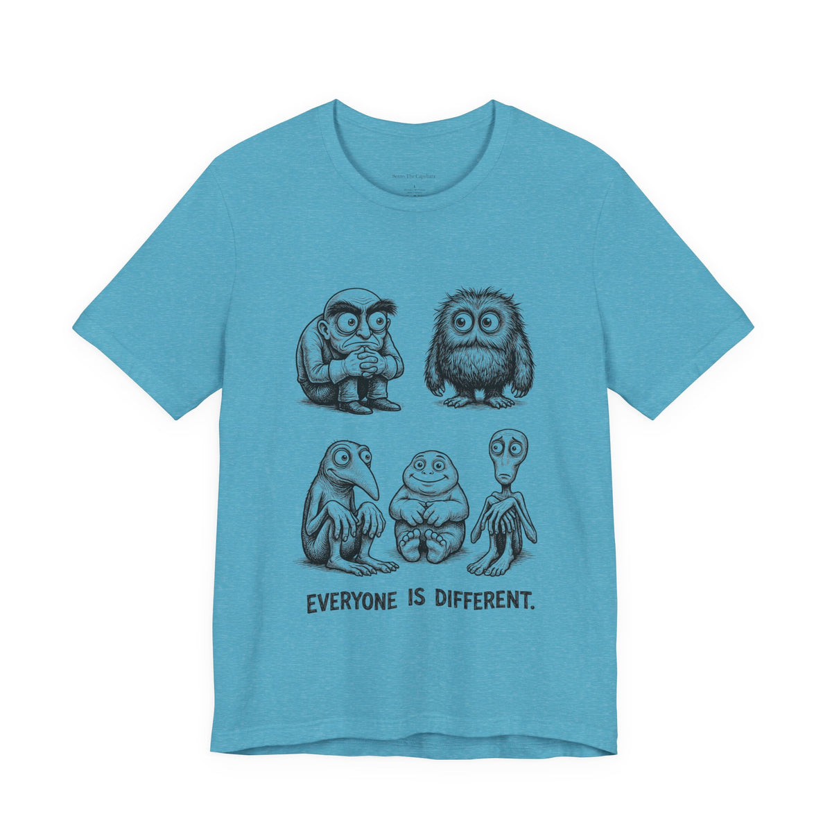 No Two Alike Round Neck T-Shirt