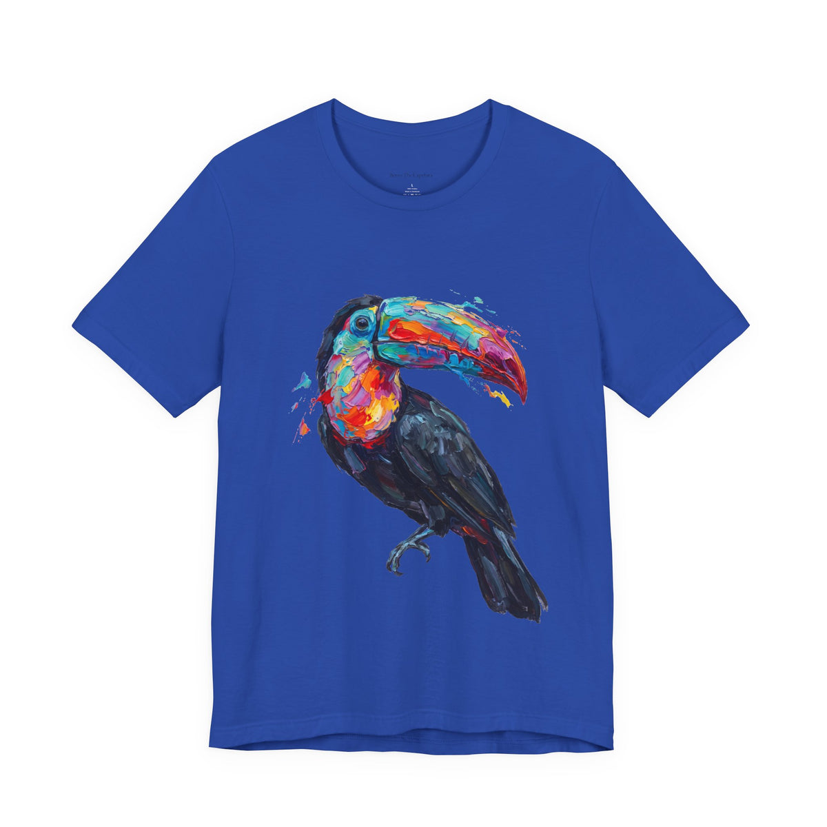 Toucan in Full Color Round Neck T-Shirt