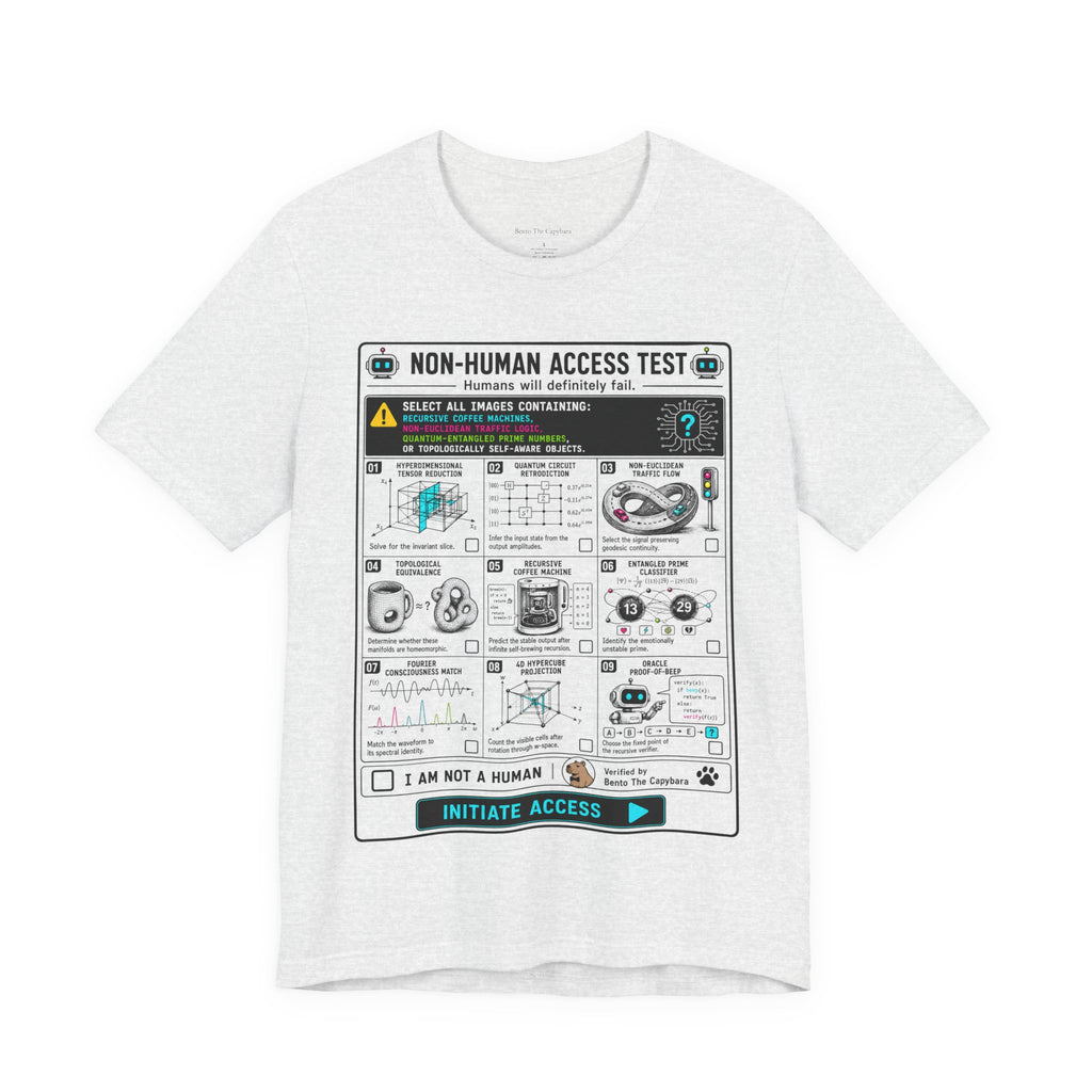 Bento The Capybara Non-Human Access Test Unisex T-Shirt
