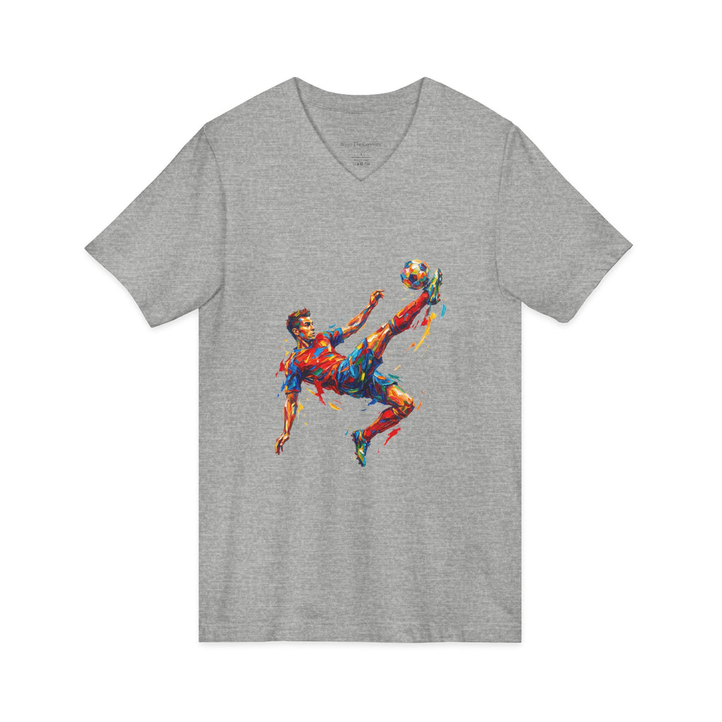 Bicycle Kick V-Neck T-Shirt