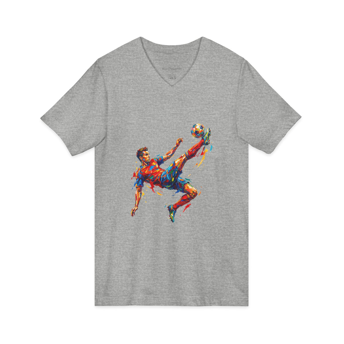 Bicycle Kick V-Neck T-Shirt
